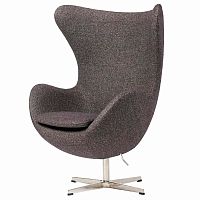 кресло egg chair серое в Ижевске