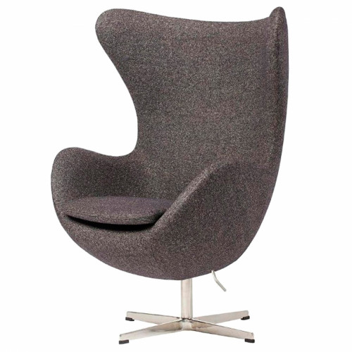 кресло egg chair серое в Ижевске