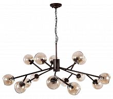 подвесная люстра crystal lux bueno sp-pl15 янтарная в Ижевске
