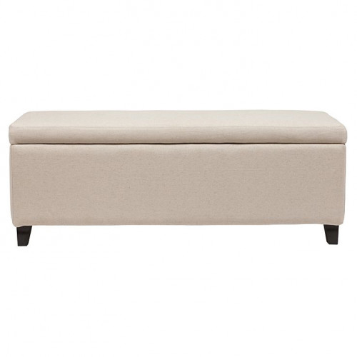 оттоманка dean upholstered storag бежевая в Ижевске