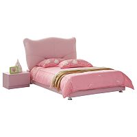кровать pink leather kitty 140х200 в Ижевске