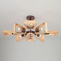 потолочная люстра eurosvet klark 70056/8 кофе в Ижевске