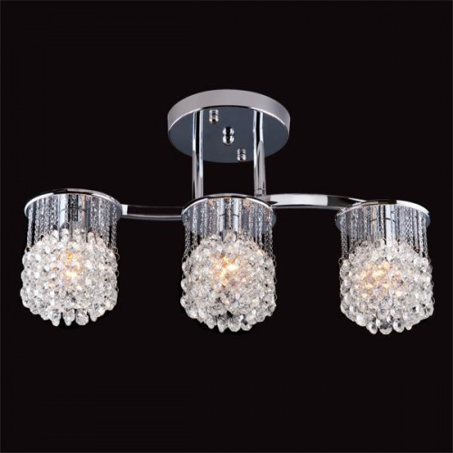 потолочная люстра eurosvet 3222/3 хром strotskis в Ижевске