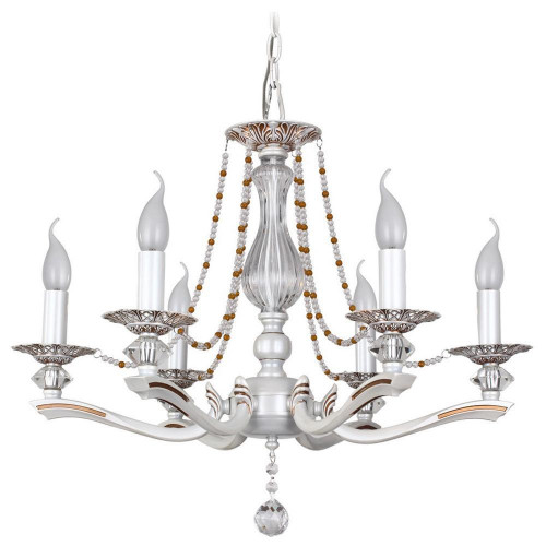 подвесная люстра idlamp eloisa 259/6-whiteplatina в Ижевске