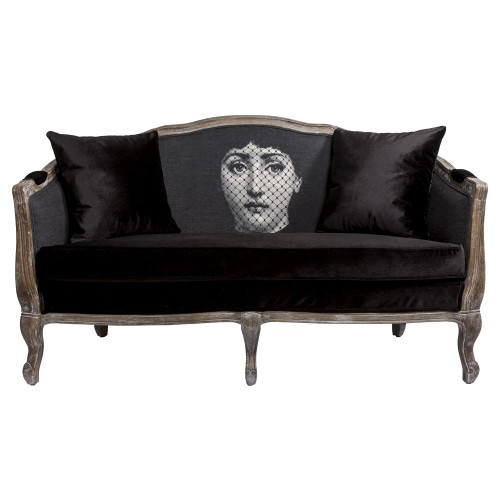 диван «вуаль» fornasetti прямой черный в Ижевске