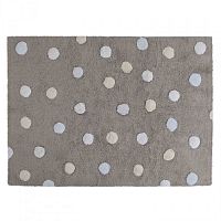 ковер tricolor polka dots серый голубой в Ижевске
