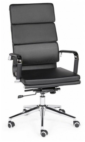 кресло для руководителя norden chairs зуум, обивка: искусственная кожа, цвет: экокожа черная в Ижевске