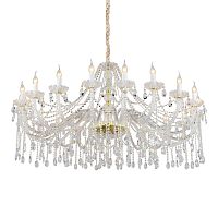 подвесная люстра omnilux ladispoli oml-89003-20 прозрачная в Ижевске
