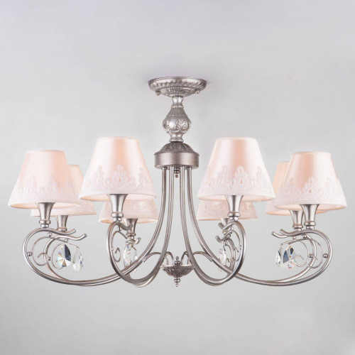 потолочная люстра eurosvet incanto 60069/8 серебро в Ижевске