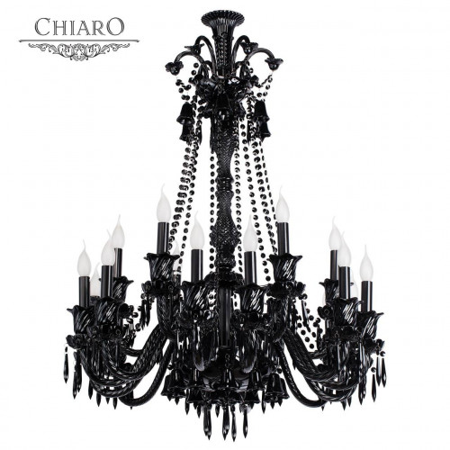 подвесная люстра chiaro барселона 313010818 черная в Ижевске