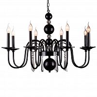 подвесная люстра newport 32208/c black черная в Ижевске