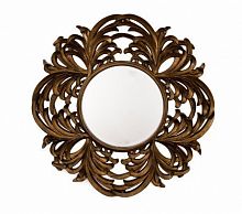 зеркало круглое большое в резной раме round leaf в Ижевске