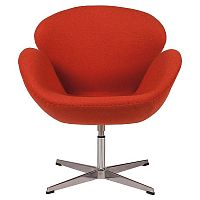 кресло swan chair красное в Ижевске