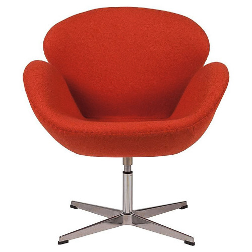 кресло swan chair красное в Ижевске