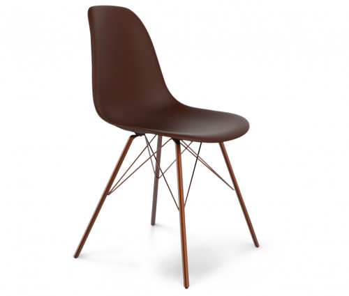 стул dsr коричневый s37 (eames style) в Ижевске