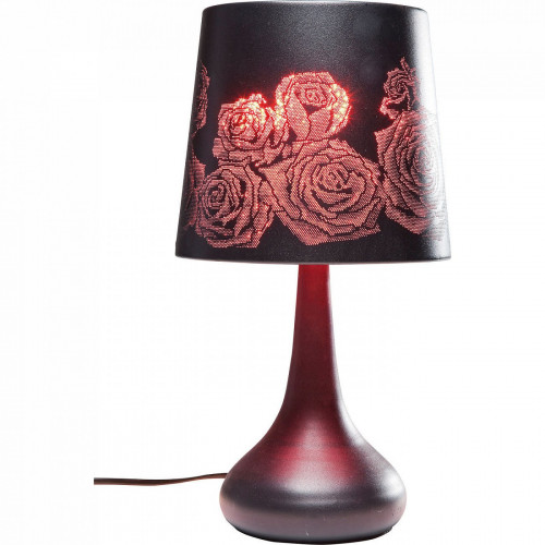 лампа настольная rose мультиколор с рисунком розы в Ижевске
