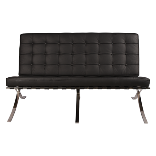 диван barcelona style loveseat sofa прямой черный в Ижевске