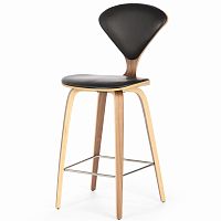 барный стул cherner с обивкой черный в Ижевске