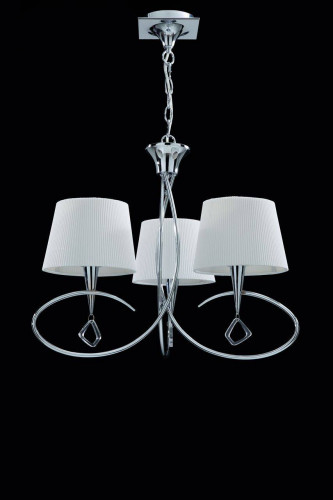 подвесная люстра mantra mara chrome - white 1640 в Ижевске
