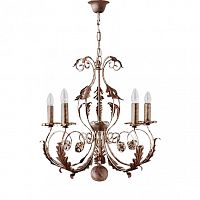 люстра 4962/5_v0580 от mm lampadari коричневая в Ижевске