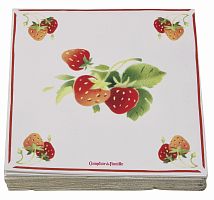 салфетки бумажные клубника comptoir de famille в Ижевске