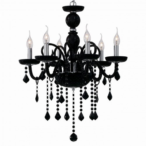 подвесная люстра ideal lux giudecca sp6 nero в Ижевске