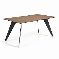 стол nack 160x90 черный, фарфоровый corten c366k10 от la forma (ex julia grup) в Ижевске