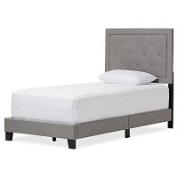 кровать paris linen upholstered gray 120х200 в Ижевске