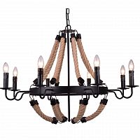 подвесная люстра arte lamp marsiglia a8956lm-8bk в Ижевске