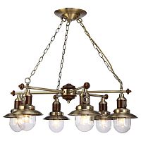 подвесная люстра arte lamp sailor a4524lm-6ab в Ижевске
