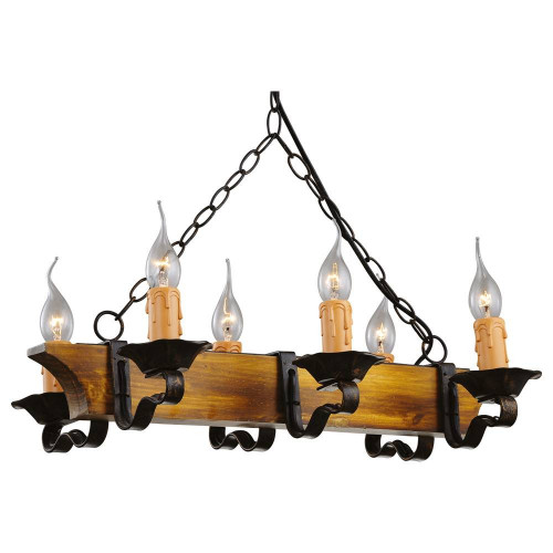 подвесная люстра arte lamp taverna a9525lm-6br в Ижевске