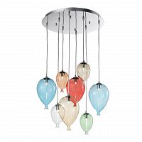 подвесная люстра ideal lux clown sp8 color в Ижевске
