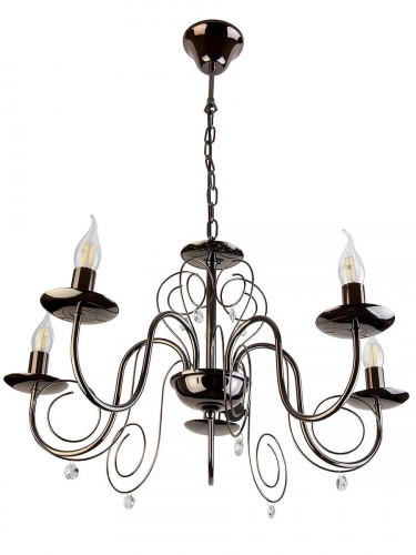 подвесная люстра toplight sylvia tl6040d-05bc в Ижевске
