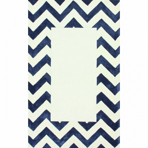 ковер zig zag синий с квадратом 160х230 в Ижевске