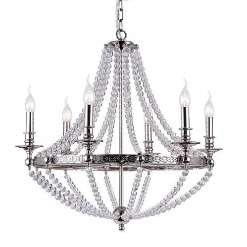 подвесная люстра crystal lux perugia sp6 хром в Ижевске