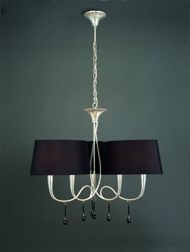 подвесная люстра mantra paola painted silver 3530 в Ижевске