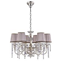подвесная люстра crystal lux alegria sp6 silver-brown в Ижевске