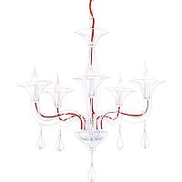 подвесная люстра arte lamp artefact a3225lm-5wh белая в Ижевске