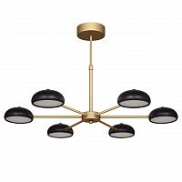 подвесная светодиодная люстра f-promo salvator 2501-6p черная в Ижевске
