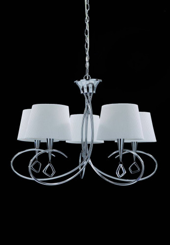 подвесная люстра mantra mara chrome - white 1641 в Ижевске