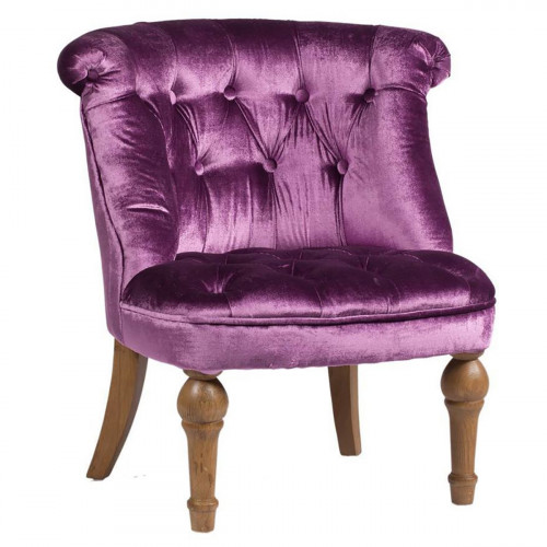 кресло sophie tufted slipper chair сиреневое в Ижевске