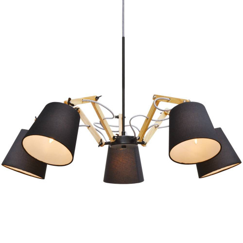 подвесная люстра arte lamp pinoccio a5700lm-5bk в Ижевске
