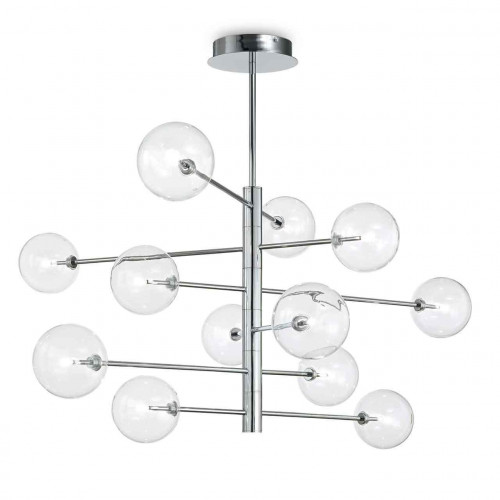 подвесная люстра ideal lux equinoxe sp12 cromo в Ижевске