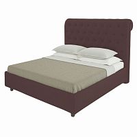 кровать подростковая с каретной стяжкой 140х200 коричневая sweet dreams в Ижевске