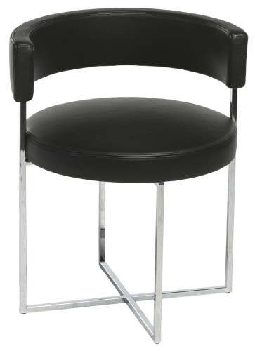 стул sirio black leather в Ижевске