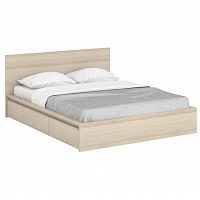 кровать деревянная двуспальная 160х200 розовая unit light white в Ижевске