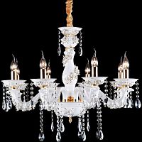 подвесная люстра arte lamp nobile a6609lm-8go в Ижевске
