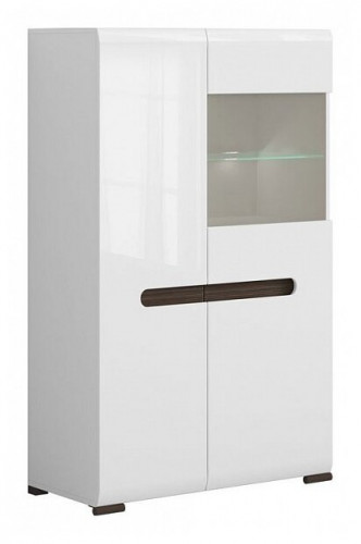 шкаф-витрина для посуды black red white ацтека reg1w1d/14/9 в Ижевске