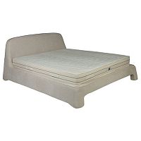 кровать двуспальная 160х200 бежевая из велюра nip в Ижевске