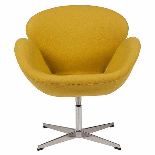 кресло swan chair желтое в Ижевске